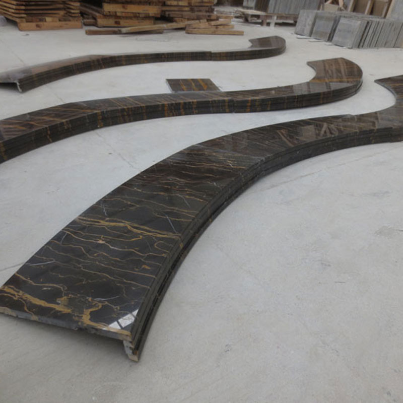 Chinese Classic Black and Gold marble tiles