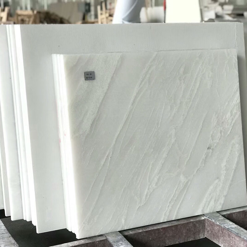 popular white marble tiles project