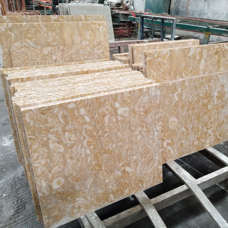 Honey Moon Shellstone tiles