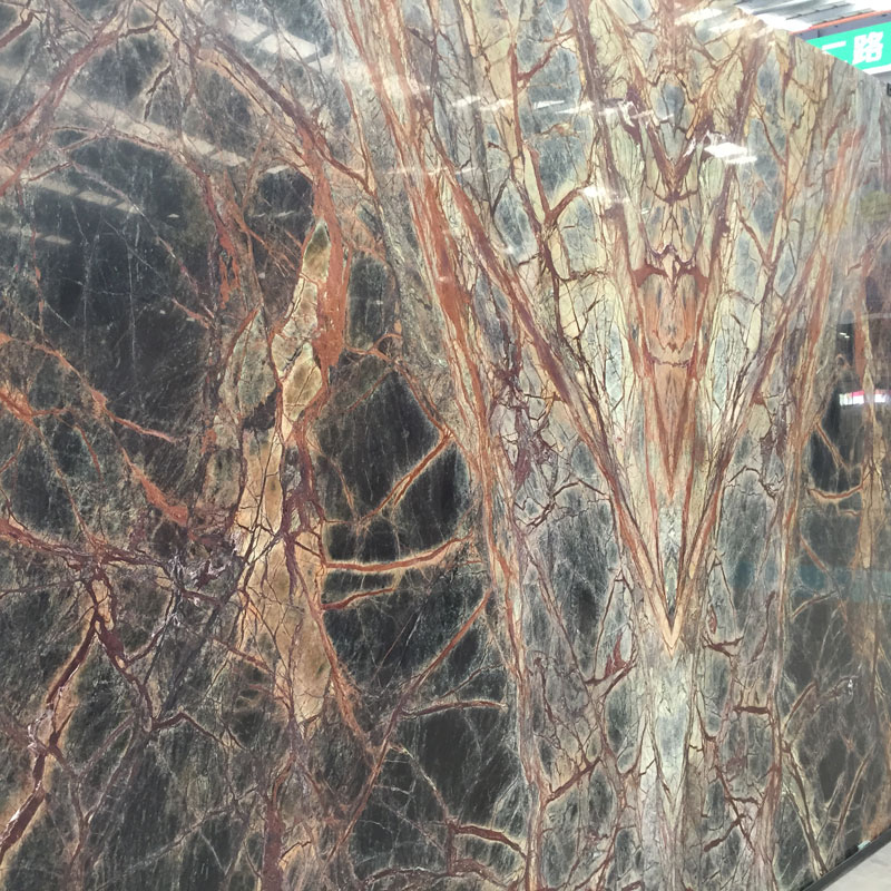 Rainforest Gold Marble slabs