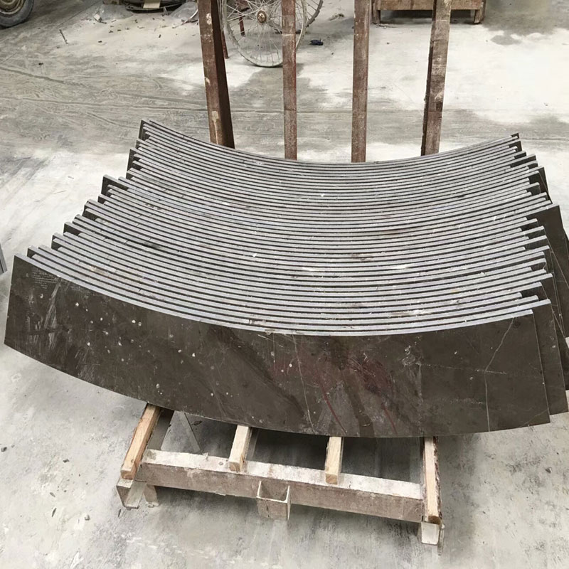 China Grey Marble curved tiles