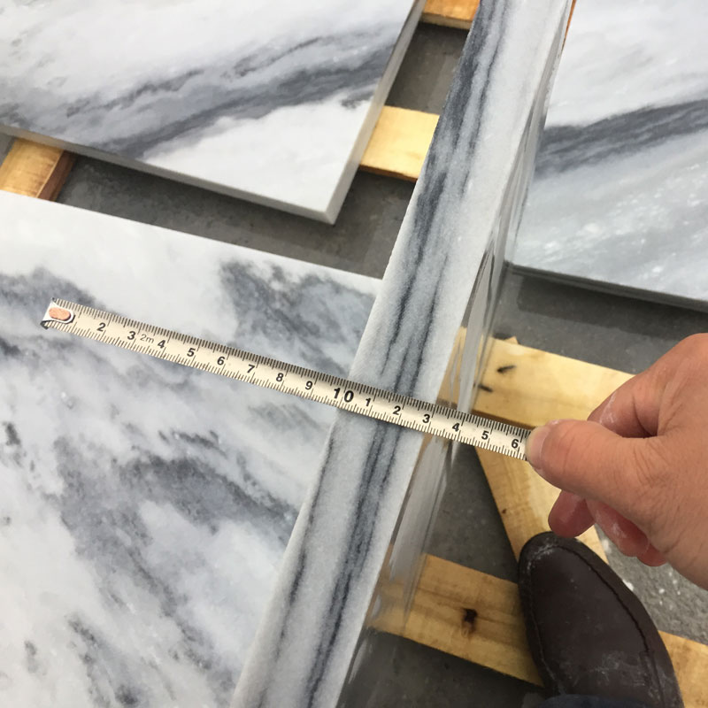 China Cloudy Gray Marble tile