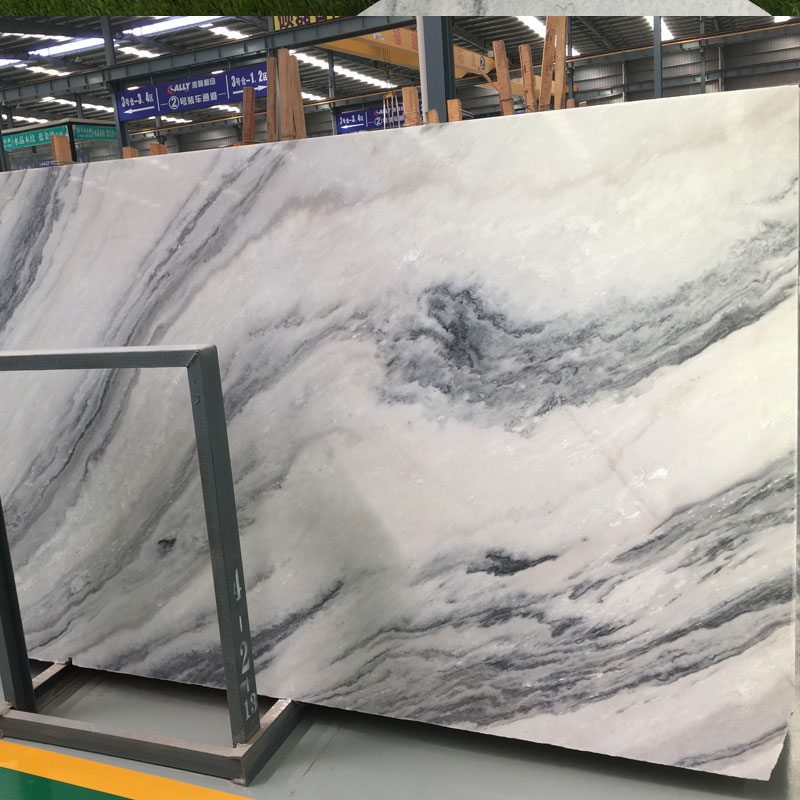 cloudy grey marble slabs