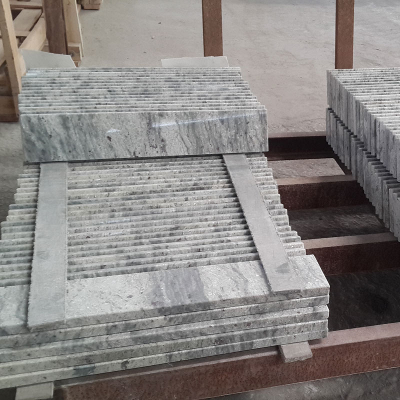 river white granite backspalsh slabs