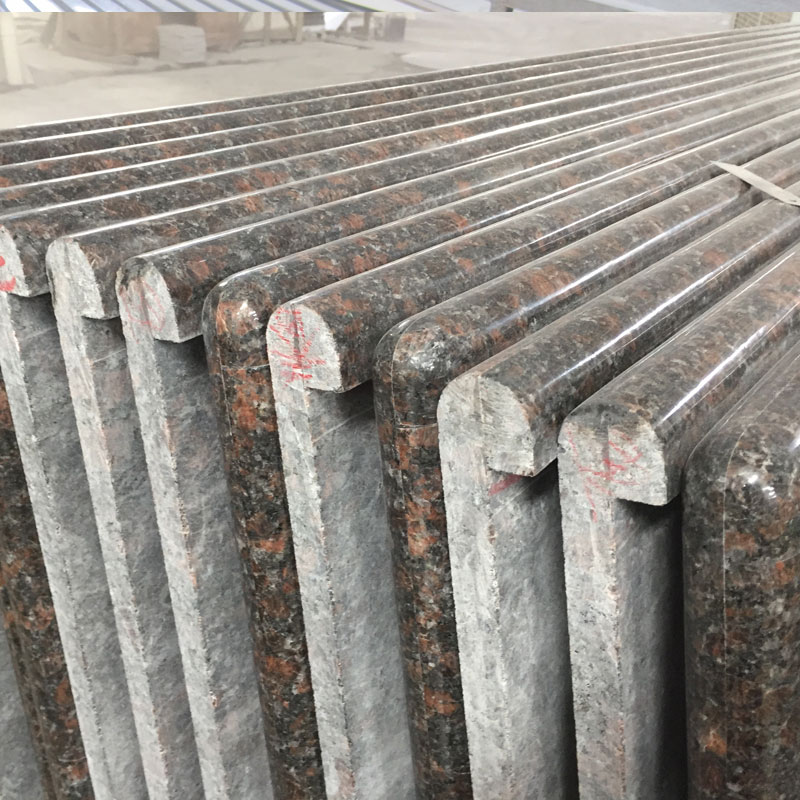 bullnose brown granite countertops