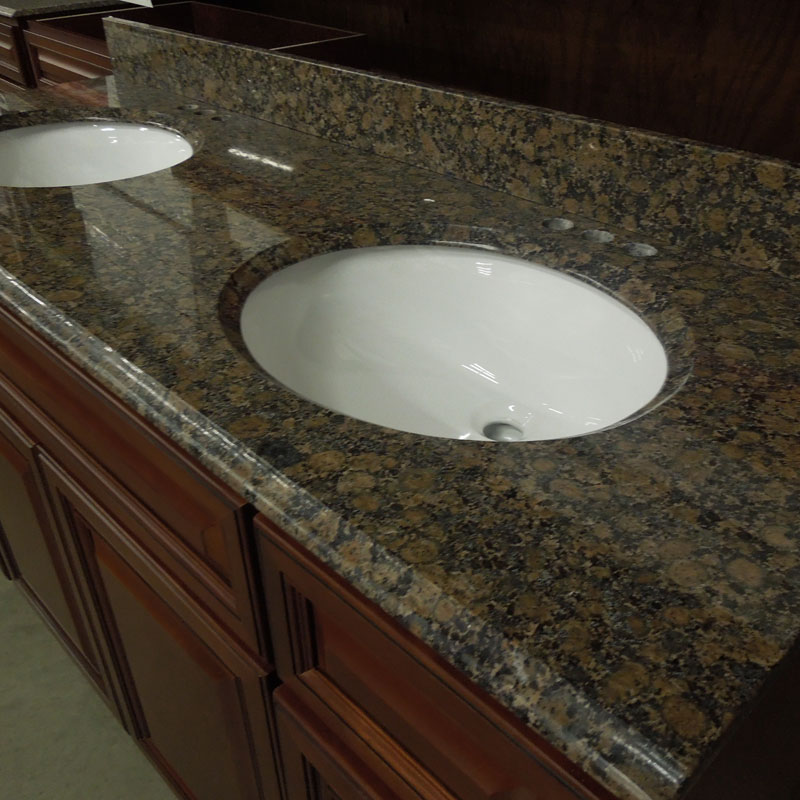 Granit Baltic Braun stone vanity tops