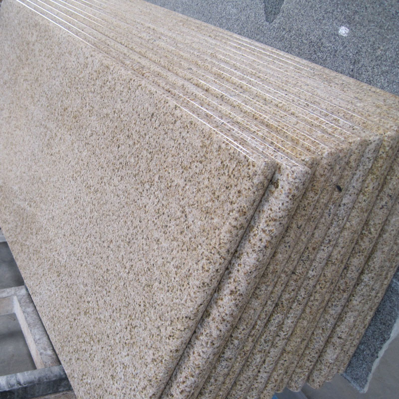 Gold Leaf China granite vanity tops bullnose