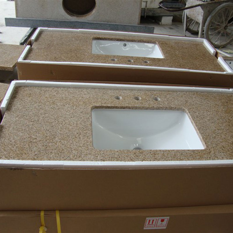 Giallo Rusty granite tops