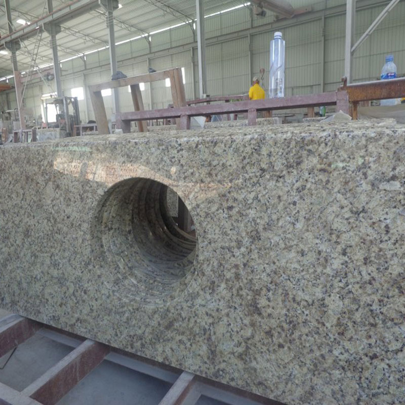 Brazil Gold granite vanity tops polished