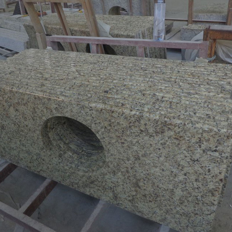 Golden Brasil Granite countertop prefab