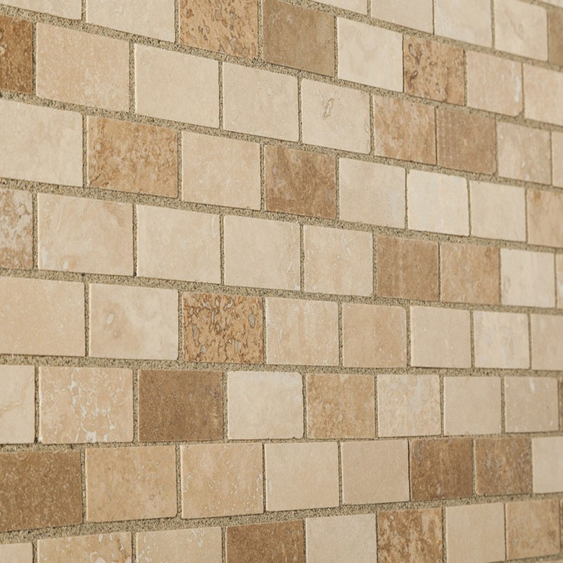 Ivory travertine subway tiles bathroom kitchen