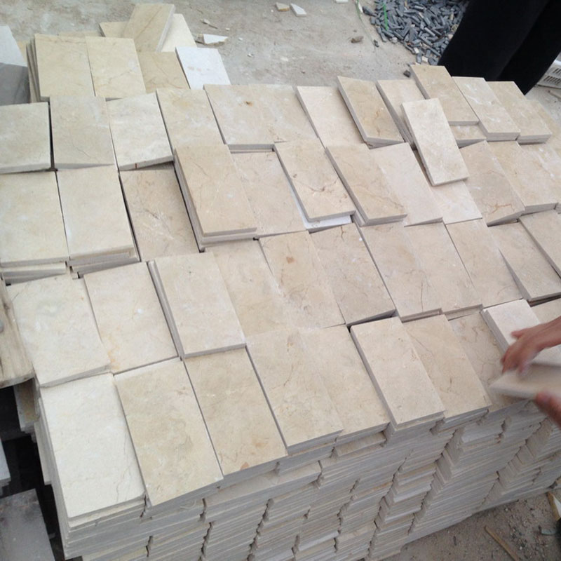 crema marfil marble subway tiles 3x6