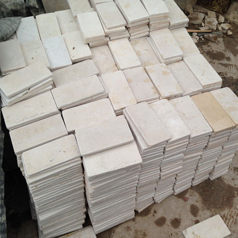 warm marble mosaic tiles