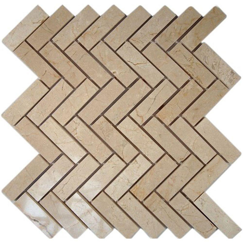 herringbone tiles marble material