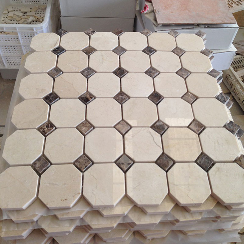octagon marble tiles