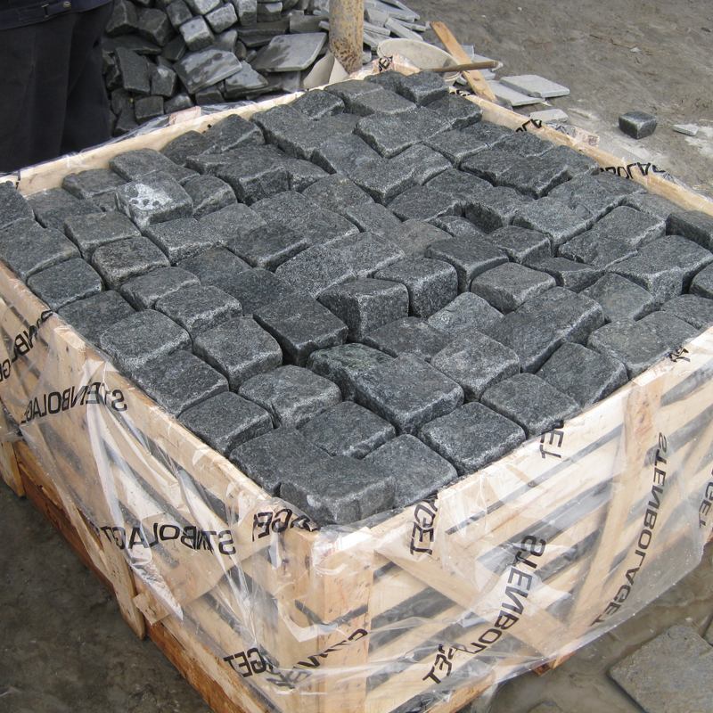 Chinese granite stone cobbles
