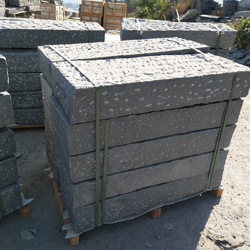 dark granite kerbs